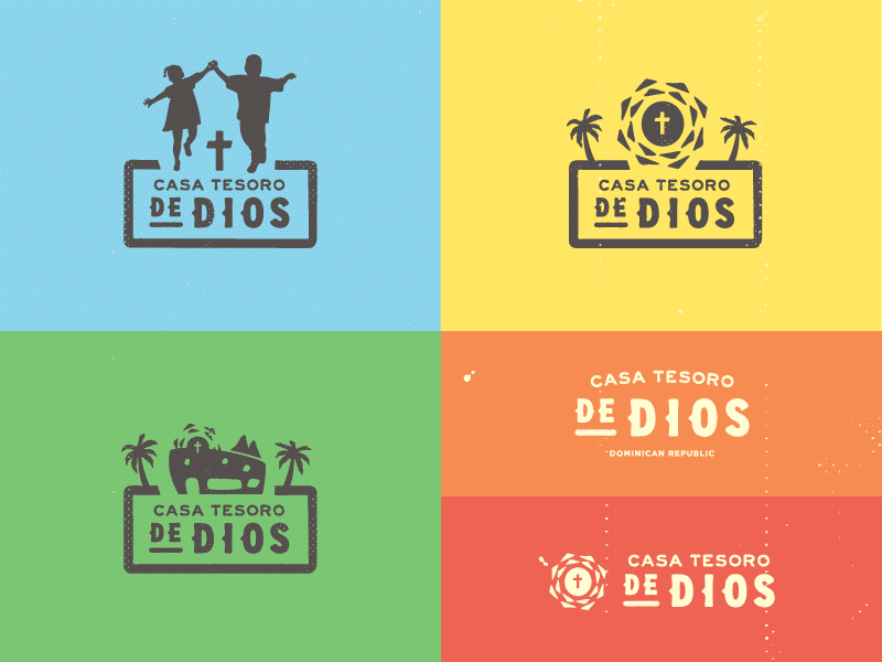 Casa Tesoro De Dios GIF casa children design dominican republic identity jesus logo orphanage sun