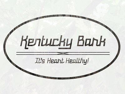 Bark bark food heart joke kentucky print design