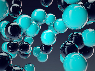 Spheres 3d cinema 4d design graphic modelling render