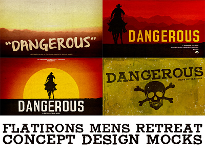 Dangerous dangerous flatirons flatirons community church men mens mens retreat retreat skull skull and crossbones spaghetti western