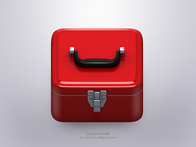 Tool box 3d box icon icons illustration ios tool tool box