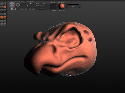 Sculptris-First contact. 3d animal dinosaur diseño escultura reptil sculptris zoo