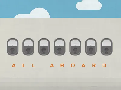 All Aboard all aboard flight passenger plane