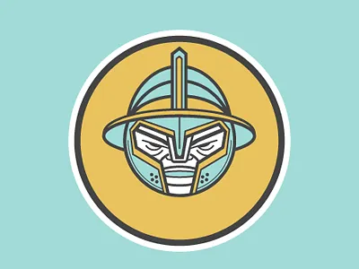 G Gladiateur alphabet character design illustration picto