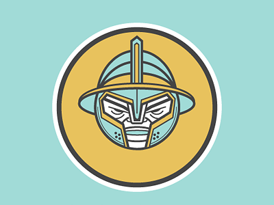 G Gladiateur alphabet character design illustration picto