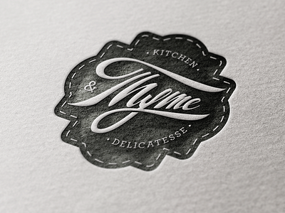 Thyme Dribbble delicatessen kitchen thyme