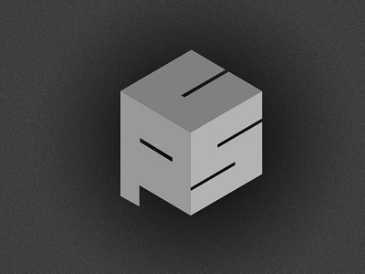 PCS logo idea 3d blocks brand logo mark