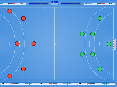 Handball Manager Field adidas bench field game gameland handball logo manager nike online player seat web