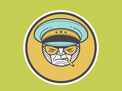 D Dictateur alphabet character design illustration picto