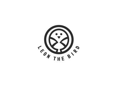 Leon The Bird Dribbble Final Version belc bird brand clothing leon logo