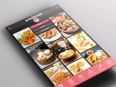 Urbancook Branding Website Mobile App application dish food app food photography food recipe ios mobile app recipe urbancook website