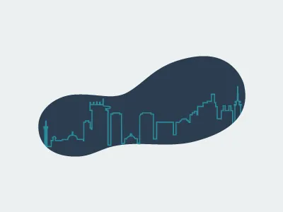 New Project Logo city landscape lifestyle logo shoe shoes travel urban