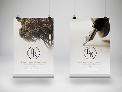 Notary branding vol.2 black branding construction guideline law letters logo name pen poster tree typography