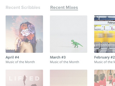 Recent Mixes blog clean grid minimal mixes music