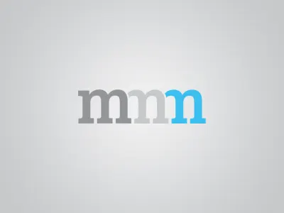 "mmm", Personal logo for makingmymarc branding logo