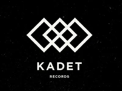 Kadet Records distress identity kadet label logo record record label vintage