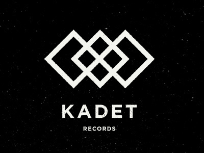 Kadet Records distress identity kadet label logo record record label vintage