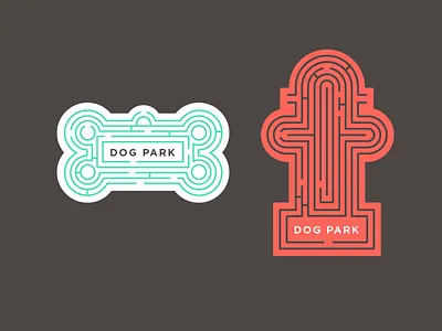 Bark Park dog tags dogs