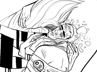 Space Klimt alien digital klimt space