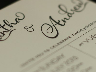 Hitched in Print estilo hummingbird invitation letterpress wedding