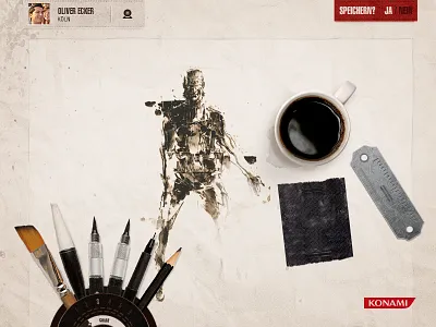 Konami - Metal Gear Art Studio art award drawing gear konami metal studio tool