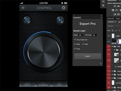Export Pro PS panel (animated) export panel photoshop png psd pspanels tools