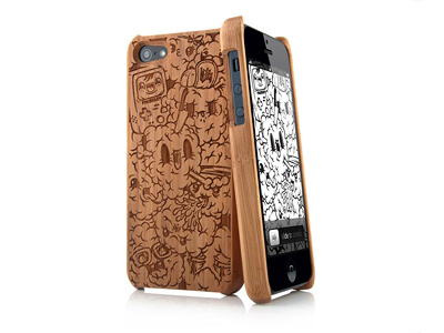 Laser Cut Bamboo iPhone Case bamboo bumper case cut gadget iphone laser lfr schakalwal wood