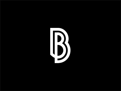 Branding Bear Monogram b bear black branding branding bear circle identity logo monogram white