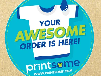 Printsome sticker branding id sticker