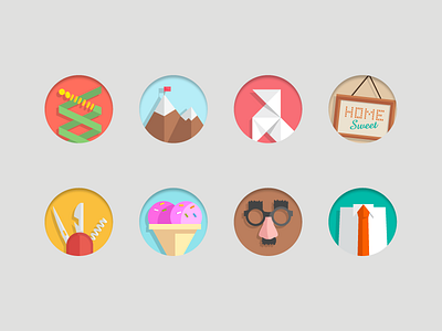 Flat Icons android app flat icon icons illustrator ios ui web