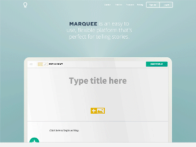 new new beta button flat homepage marketing marquee publishing signup