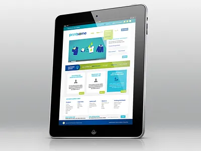 Printsome - website id ui web website