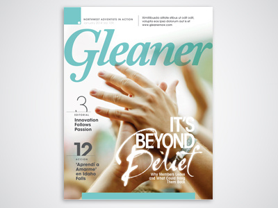 Gleaner Redesign Concept body columns 11 grid content crespo crespodesign design divisions ecuador editorial feature fit gleaner layout magazine revisita spread treatment type typography