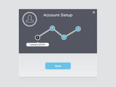 Rebound - Revised account setup progress rebound setup ui wizard