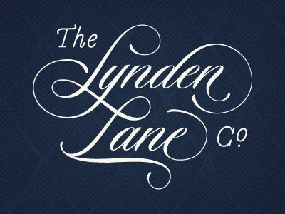 The Lynden Lane Company braizen custom type navy script