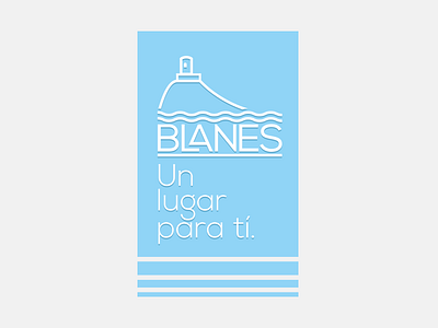 Blanes - concept brand beach blanes branding castle design graphic