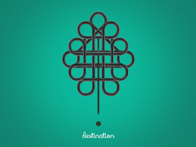 Tubes 3d app design icon illustration logo turquoise typography