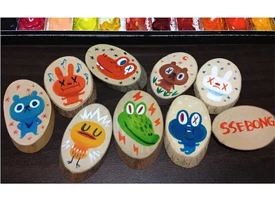 Characters illustration ssebong watercolor