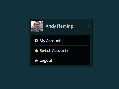 Account Dropdown