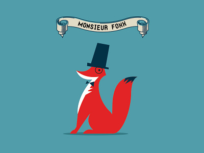 Fox fox illustration