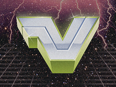 Vim is Rad 80s chrome icon macvim vi vim