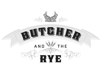 Butcher and the Rye Restaurant final logo and butcher restaurant rye the