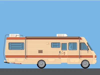 Breaking Bad Winnebago breaking bad camper illustration winnebago