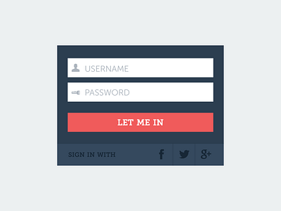 Login Box box flat icon illurstrator login ui ux vector