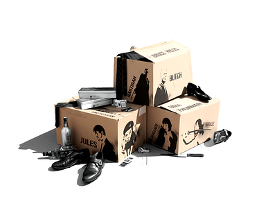 Qtarantino Archive archive boxes nouvelle violence quentin tarantino spraypaint