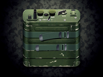 Military radio App Icon army icon military radio