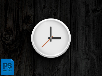 Psd Analog Clock clock download free photoshop psd time