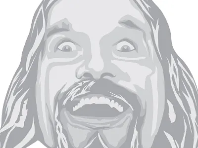 The Dude bratten dude illustration james skinnyd the vector