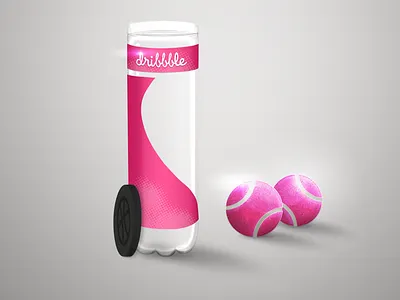 2 Dribbble Invitation ball dribbble giveaway invite packing tennis