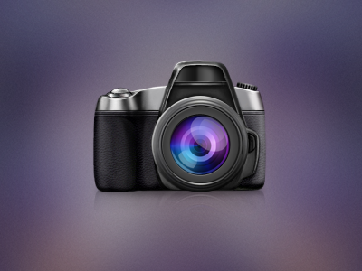 Camera 3d camera icon photo photoshop realistic